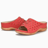 Women Slippers Rome Retro Casual Shoes Thick Bottom Wedge Open Toe Women Sandals Beach Slip On Slides