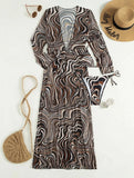 2022 New Striped T-Shirt With Long Nepotnet Yarn In Three-Piece