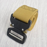 Men's Nylon Outdoor Tactical Belts Military Waist Belt with Metal Buckle Adjustable Heavy Duty Training Waist