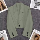 White Suit Jacket Lady Spring And Autumn New 2025 Leisure High-End Design Sense Small Small