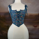 Strawberry Berry French Court After Strapped Corset Retro Bouquet Of Fish Bone