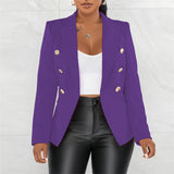 Spring Burst Women's Spring And Autumn New Solid Fashion Casual Suit Short Coat