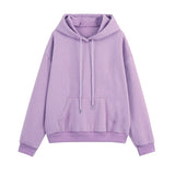 Women Solid Color O-Neck Fleece Sports Suit Winter Casual Loose Pullover Long Pants Two Piece Set Suit Female