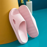 and Women Slippers 2021 New Non-Slip Thick-Sole Home Slippers Bathroom Shoes Summer Fashion Couple'S Soft Eva Sandal