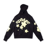 2025 Spoder Spider Web Print Hooded Hooded Hooded Hooded Casual Loose