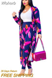 Piece Set Print African Dresses for Women Dashiki Plus Size Clothes Ankara Long Dress Suit Bazin Robe Africaine Femme 2023-Outfit