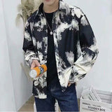 2022 Streetwear Harajuku Blouse Couple Shirt Women Men Clothing Blouses Bf Long Shirts Spring Autumn Turn-down Collar Casual