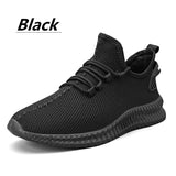 Fashion Men Sneakers Mesh Casual Shoes Lac-up Mens Shoes Lightweight Vulcanize Shoes Walking Sneakers Zapatillas