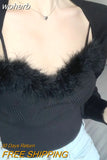 2 Piece Set Women Crop Tops Sexy Sling Vest Long Sleeve Cardigan Coat Outfits Rouopas Femme Sexy Tunic Suit Y2k Clothes-Outfit