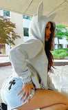Fall Casaul Cute Long Ear Long Sleeve