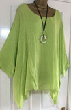Fresh And Sweet Long Sleeve Top Loose-fitting Batwing