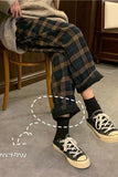 90s Kids Pants in Plaid Check-Outfit