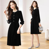 Summer New Five-Sleeve Casual Temperament Striped Shirt Women Short Sleeve Loose Thin Round Collar