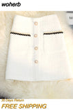 Women Mini A-line Button Simple Female Elegant Leisure Classic Tender Vintage Design Clothing Newest Y2K Ulzzang Stylish-Outfit