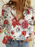 shirts casual long sleeved blouses plus size