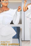 Two Piece Set Africa Clothing African Clothes Plus Size African Dresses for Women 2023 Summer Outfits Mesh Bead Tops Pants Set-Outfit