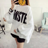 Black White Yellow Color Women T Shirt Autumn Long Sleeve Round Neck Female Tee