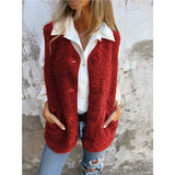 2025 New Shaker Velvet Vest Jacket Loose