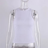 Woherb Summer New Slim Short Sexy Slim Vest-Outfit