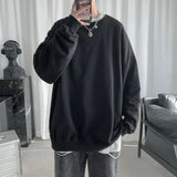Hoodies Sweatshirt Mens Black White Hip Hop Punk Pullover Streetwear Casual Fashion Clothes Mens Oversized Korean