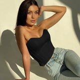 Women's Wear 2024 Summer New Fishbone Beam Waist Vest I-Vest Wearing A Small Vest-Outfit