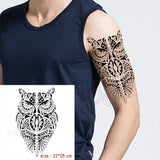 Temporary Tattoo Stickers Scorpion Pyramid Roman Bell Fake Tatto Waterproof Tatoo Back Leg Arm Belly Big Size for Women Men