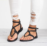 Women Sandals 2022 New Summer Footwear Plus Size 43 Ladies Flat Sandal Female Casual Beach Shoes Ladies Comfortable