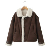 New Women's Fur Coat Special Craft Piece Lamb Wool