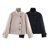 Women's 2025 New Fashioned Tuff-Pocket Pocket Dressed Jacket