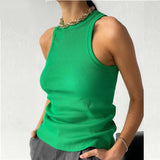 Woherb Summer New Slim Short Sexy Slim Vest-Outfit