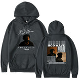New ROD WAVE Hoodie Winter High Street Collar Plus Velvet Girl