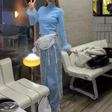 Multi-Layer New Trend, Fashion, Irregular Bandage, Minority Design, Black-And-White Full-Length Dress With Sequins-Outfit