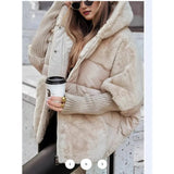 Hot Autumn And Winter Women's Loose New Splicing Cotton