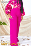 Piece Set Summer Outfits African Dresses for Women 2023 Elegant Print Tops and Pants Suit Plus Size Ladies Matching Clothing-Outfit