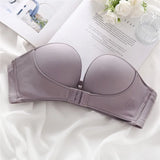Closure Sexy Push Up Bra Women Invisible Bras Underwear Lingerie for Female Brassiere Strapless Seamless Bralette ABC