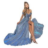 Banquet Dress Ins Squins Big Dress With Storches Sexy Fashion Opening