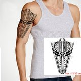 Temporary Tattoo Stickers Hands Together Peace Cross Fake Tatto Waterproof Tatoo Back Leg Arm Belly Big Size for Women Men