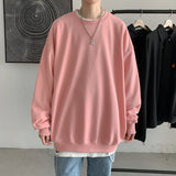 Hoodies Sweatshirt Mens Black White Hip Hop Punk Pullover Streetwear Casual Fashion Clothes Mens Oversized Korean