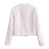 New Tricolor Woolen Fashionable Jacket 57083817-Outfit