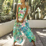 jumpsuits women pants Summer Solid V Neck Sexy Sleeveless Backless Romper Ladies Fashion Bandage Wide Leg