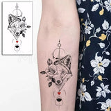 Water Transfer Tattoo Sexy Running Horse Anime Tattoo Body Art Waterproof Temporary Fake Flash Tattoo for Man Woman