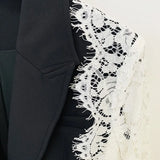 2025 New Star Fashion Repair A Buckle Bump Color Lace Spliced Suit