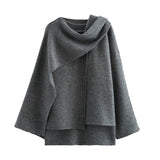 Cloak Style Long Sleeve Hair This Coat 2025 Spring And Autumn New