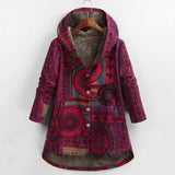 And Winter Fashion Burst Temperament Cardigan Two-Color Lattice Hooded Lady Plush Vest Coat