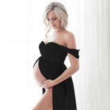 Maternity Dresses For Photo Shoot Chiffon Pregnancy Dress Photography Prop Maxi Gown Dresses For Pregnant Women Clothes