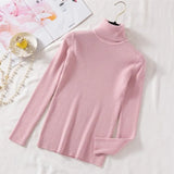 Pullovers Women Turtleneck Sweaters Fashion Spring Long Sleeve Female Jumper Autumn Korean Basic Top Soft Knitted
