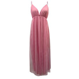 Sexy Dress Sleeveless Deep V Neck Formal Evening Party Maxi Dresses Ball Prom Gown Elegant Long Dress vestido de