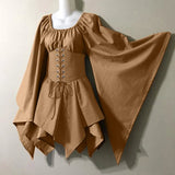 New Party Long-Sleeved Women's Renaissance Medieval Dress Festive