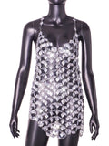 Woherb New Nightclub Dripping Hanging Neck Hollow Out Vest Bikini Body Chain
