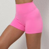 Woherb Peach Lift Hip Fitness Shorts Female Tight High Waist Running Sports Speed Drying Yoga Pants Hot Pants Summer-Outfit